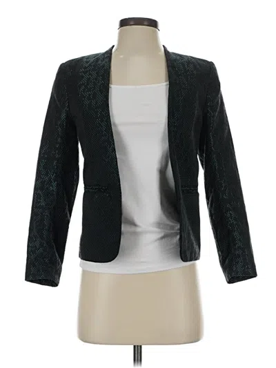 Pre-owned H&m Blazer Jacket In Black