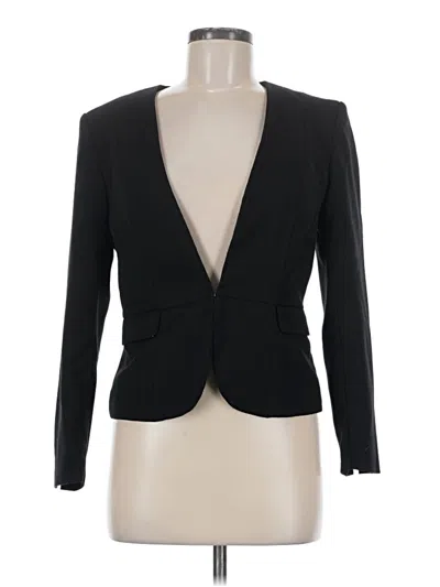 Pre-owned H&m Blazer Jacket In Black