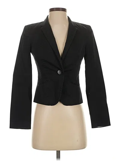 Pre-owned H&m Blazer Jacket In Black
