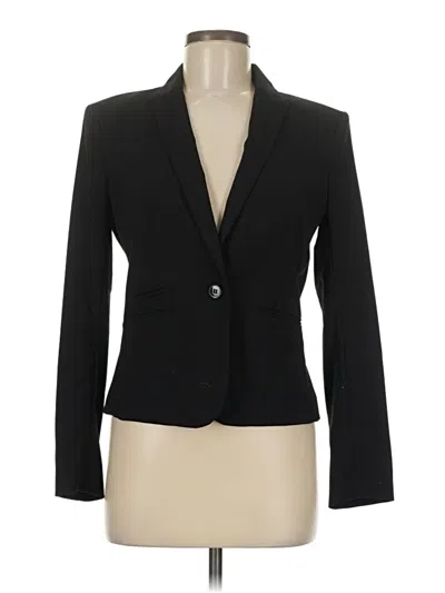 Pre-owned H&m Blazer Jacket In Black