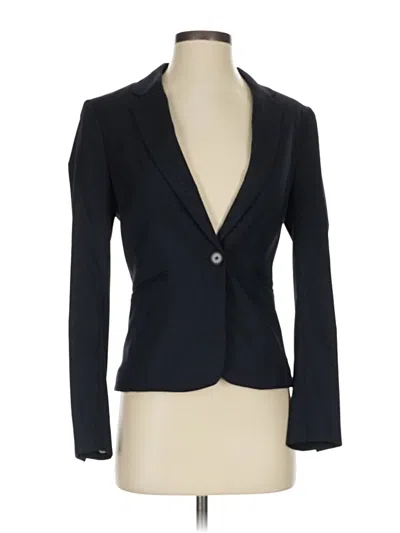 Pre-owned H&m Blazer Jacket In Black