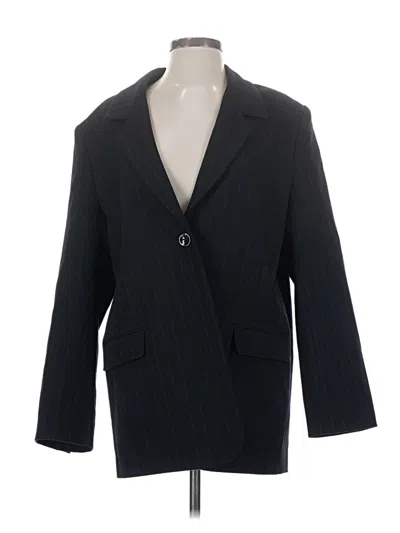 Pre-owned H&m Blazer Jacket In Black