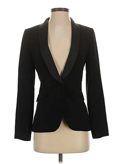 Pre-owned H&m Blazer Jacket In Black