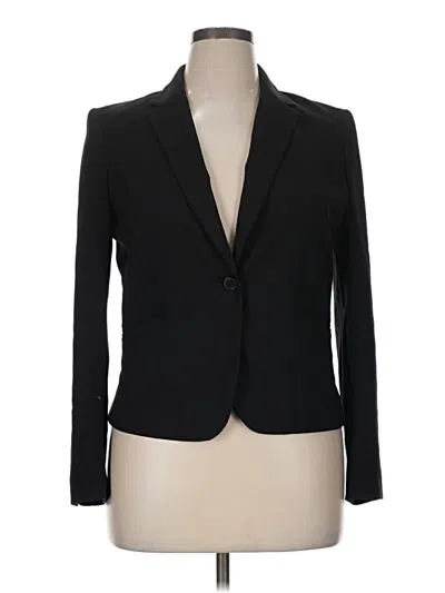 Pre-owned H&m Blazer Jacket In Black