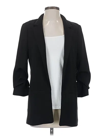Pre-owned H&m Blazer Jacket In Black