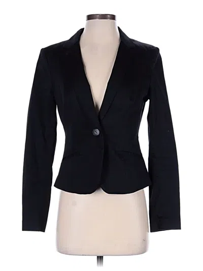 Pre-owned H&m Blazer Jacket In Black