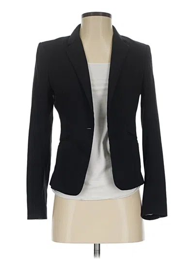 Pre-owned H&m Blazer Jacket In Black
