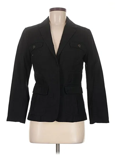 Pre-owned H&m Blazer Jacket In Black