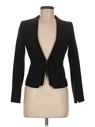 Pre-owned H&m Blazer Jacket In Black