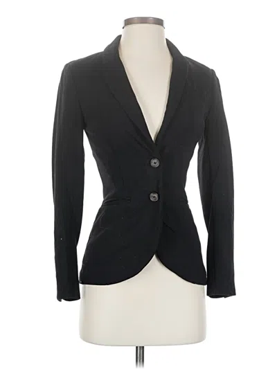 Pre-owned H&m Blazer Jacket In Black