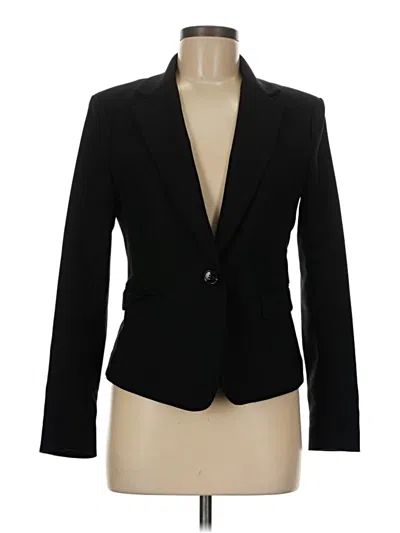 Pre-owned H&m Blazer Jacket In Black