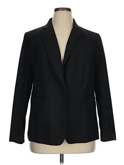 Pre-owned H&m Blazer Jacket In Black
