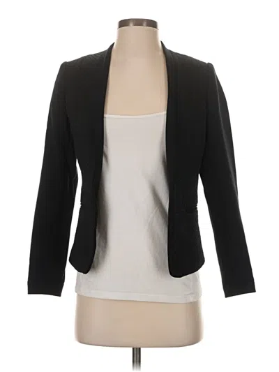 Pre-owned H&m Blazer Jacket In Black