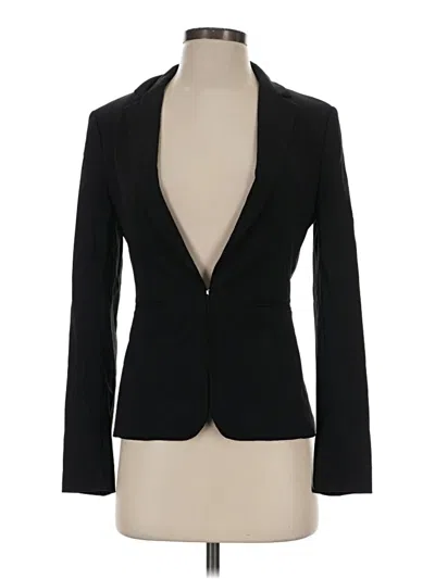 Pre-owned H&m Blazer Jacket In Black