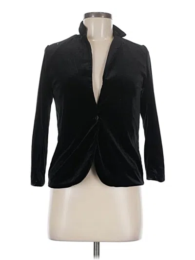 Pre-owned H&m Blazer Jacket In Black