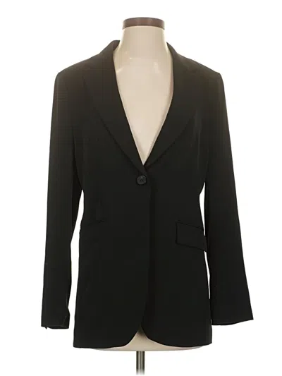 Pre-owned H&m Blazer Jacket In Black