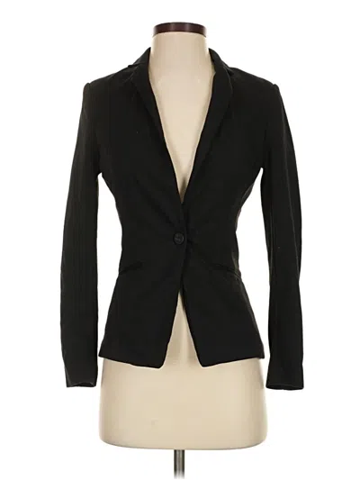 Pre-owned H&m Blazer Jacket In Black