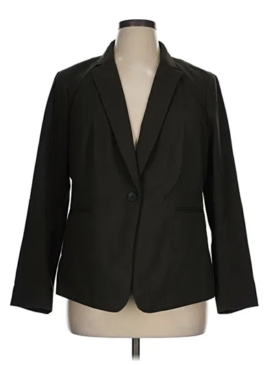 Pre-owned H&m Blazer Jacket In Black