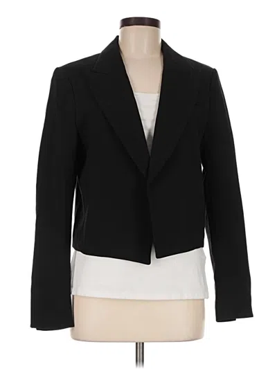 Pre-owned H&m Blazer Jacket In Black