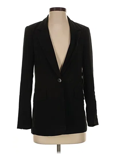 Pre-owned H&m Blazer Jacket In Black