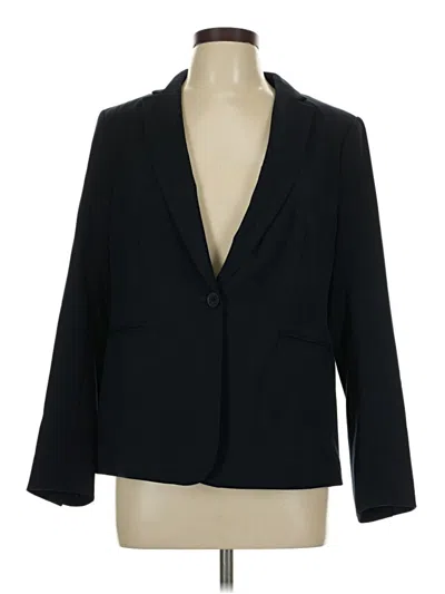 Pre-owned H&m Blazer Jacket In Black