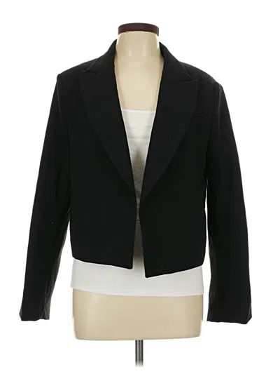 Pre-owned H&m Blazer Jacket In Black
