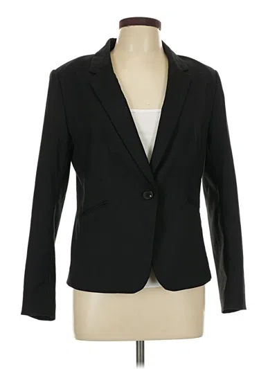 Pre-owned H&m Blazer Jacket In Black