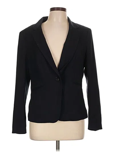 Pre-owned H&m Blazer Jacket In Black