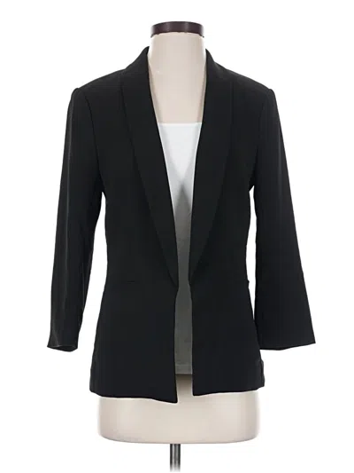 Pre-owned H&m Blazer Jacket In Black