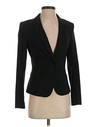 Pre-owned H&m Blazer Jacket In Black