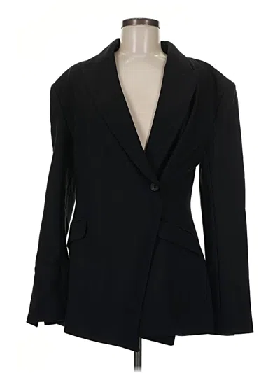 Pre-owned H&m Blazer Jacket In Black
