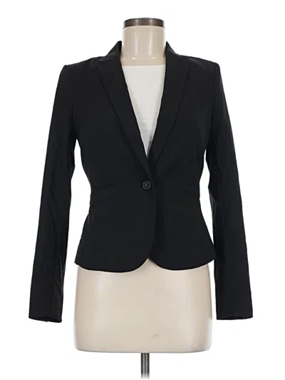 Pre-owned H&m Blazer Jacket In Black