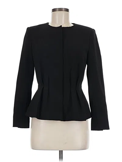 Pre-owned H&m Blazer Jacket In Black