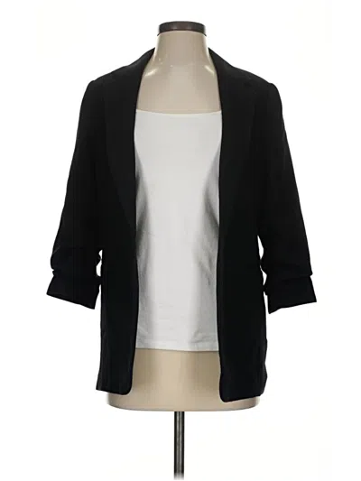 Pre-owned H&m Blazer Jacket In Black