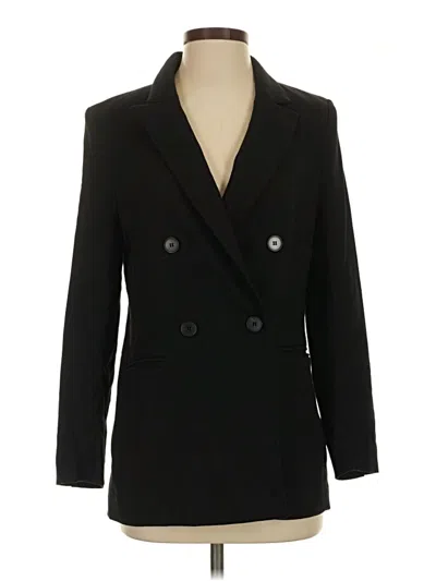 Pre-owned H&m Blazer Jacket In Black