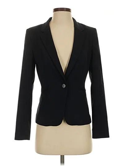 Pre-owned H&m Blazer Jacket In Black