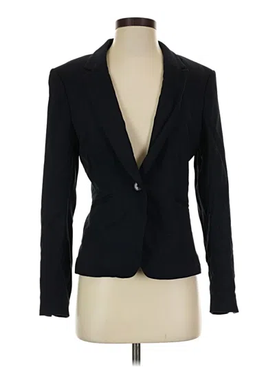Pre-owned H&m Blazer Jacket In Black
