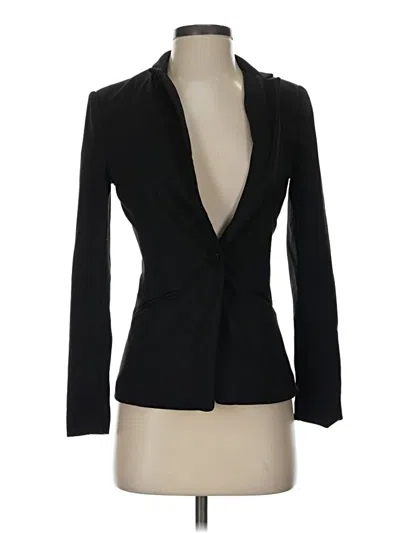 Pre-owned H&m Blazer Jacket In Black