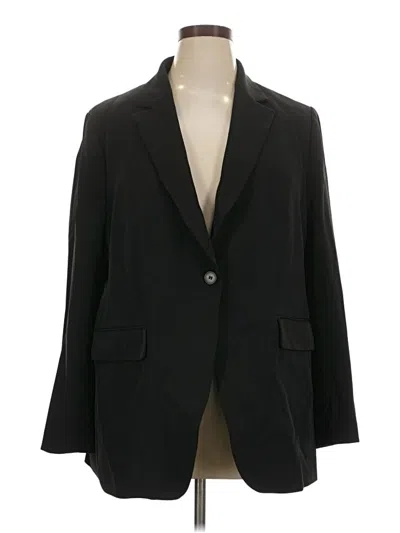 Pre-owned H&m Blazer Jacket In Black