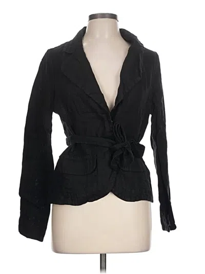 Pre-owned H&m Blazer Jacket In Black