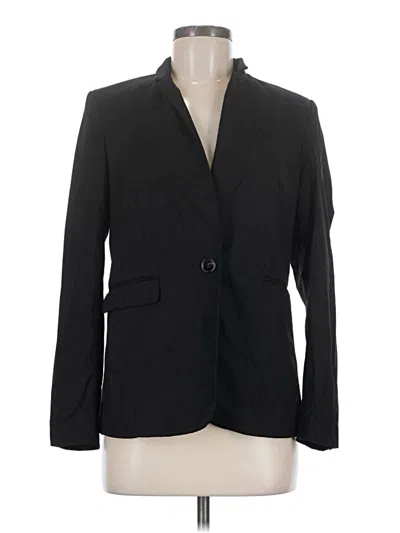 Pre-owned H&m Blazer Jacket In Black