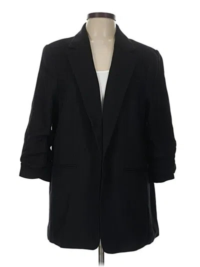 Pre-owned H&m Blazer Jacket In Black