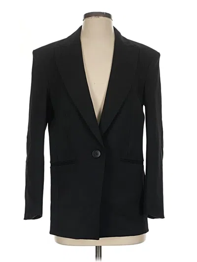 Pre-owned H&m Blazer Jacket In Black