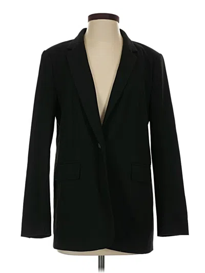 Pre-owned H&m Blazer Jacket In Black