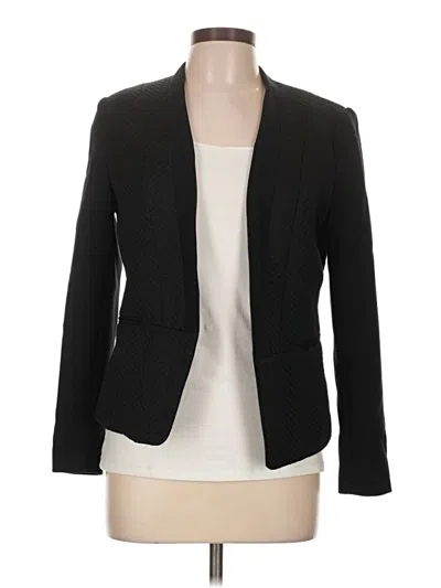 Pre-owned H&m Blazer Jacket In Black