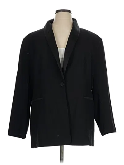 Pre-owned H&m Blazer Jacket In Black