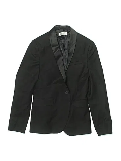 Pre-owned H&m Kids' Blazer Jacket In Black