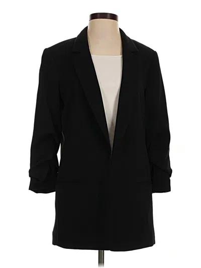 Pre-owned H&m Blazer Jacket In Black