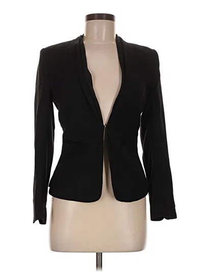 Pre-owned H&m Blazer Jacket In Black