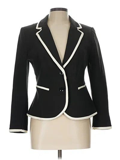 Pre-owned H&m Blazer Jacket In Black